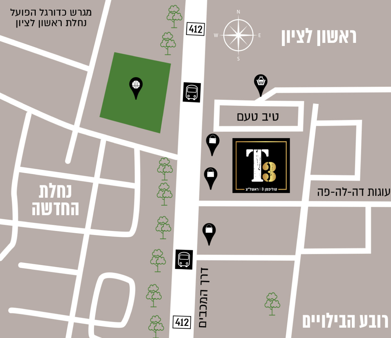 טוליפמן 3, ראשון לציון - בשיווק